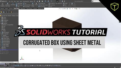 2017 solidworks sheet metal|SolidWorks corrugated sheet metal.